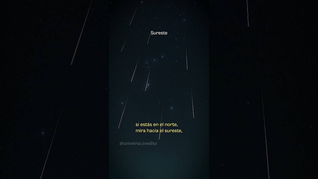 a qué hora empieza la lluvia de estrellas