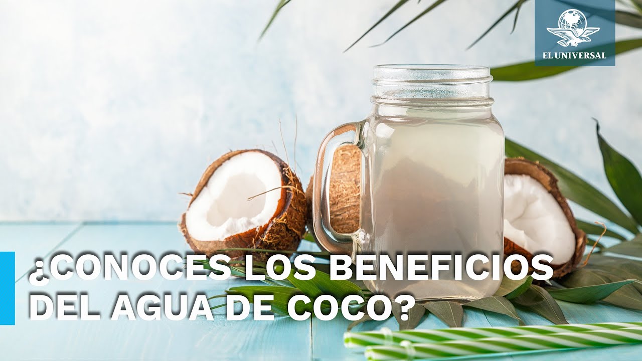 agua de coco para q sirve