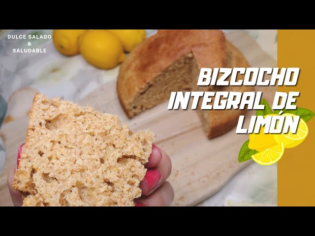 bizcocho integral de yogur y limón