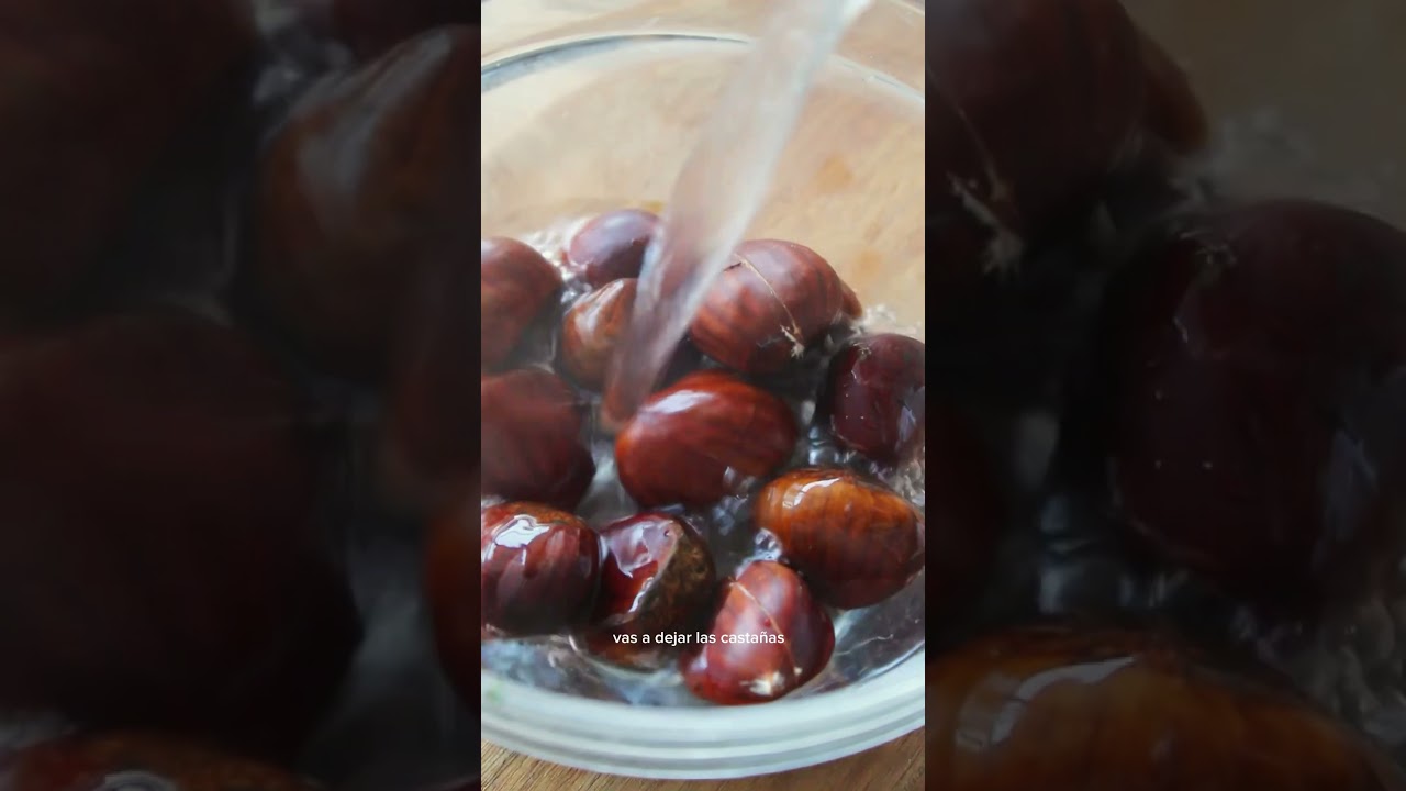 cocer castañas agua fria o caliente