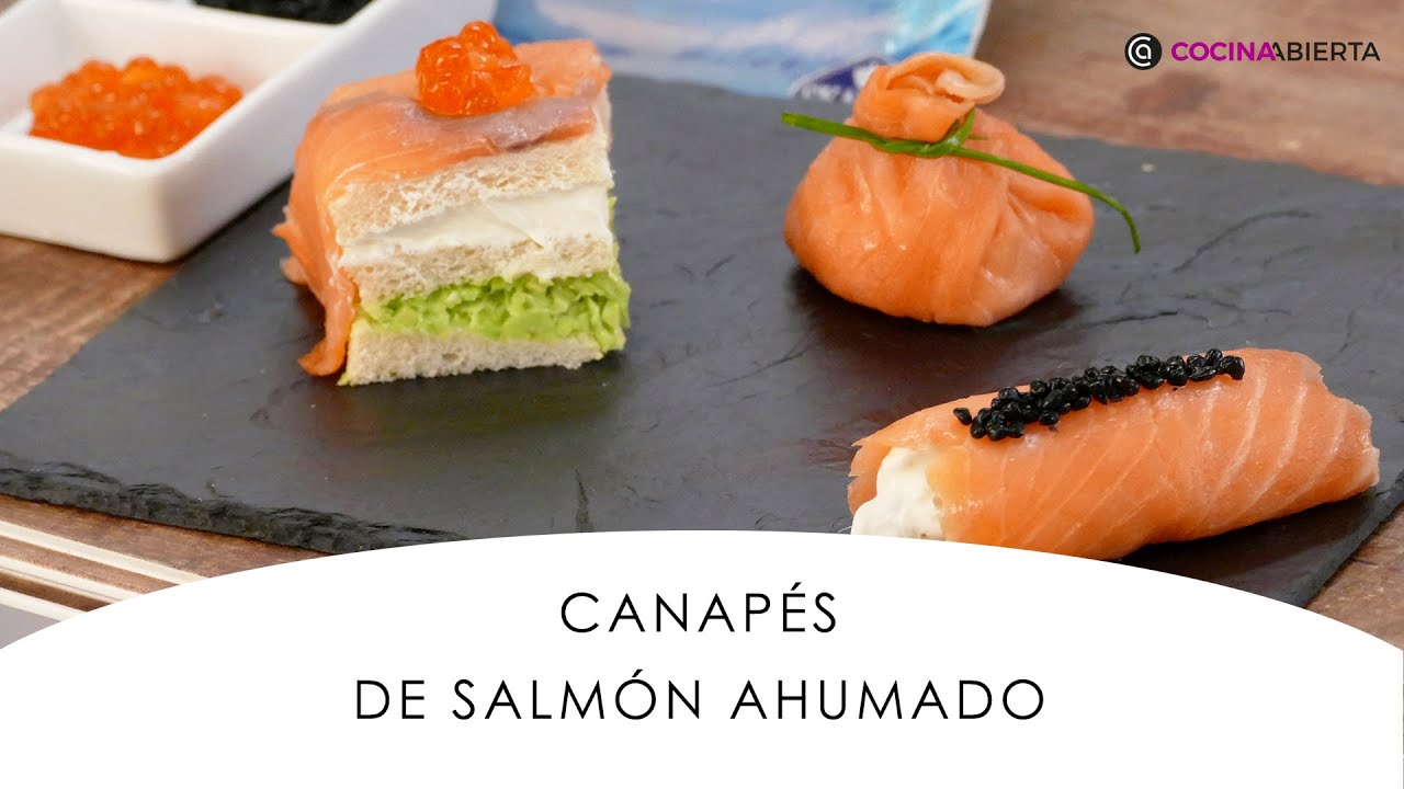 como presentar el salmon ahumado en la mesa