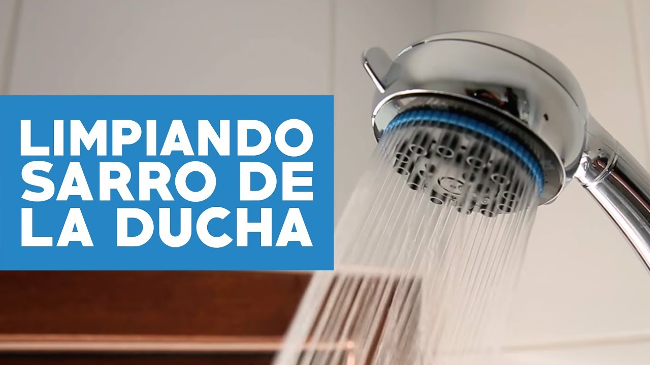 como quitar la cal de la ducha con vinagre