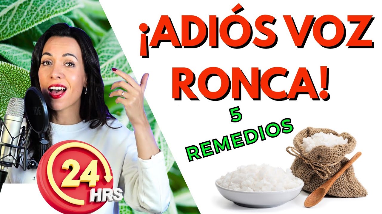como quitar la ronquera en una hora