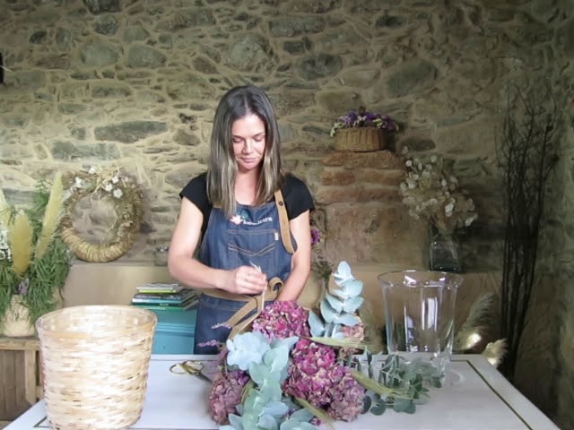 como secar un ramo de flores para enmarcar