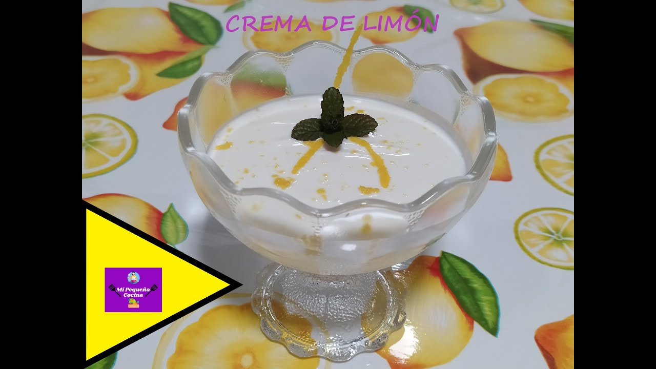 crema de limón con yogur griego