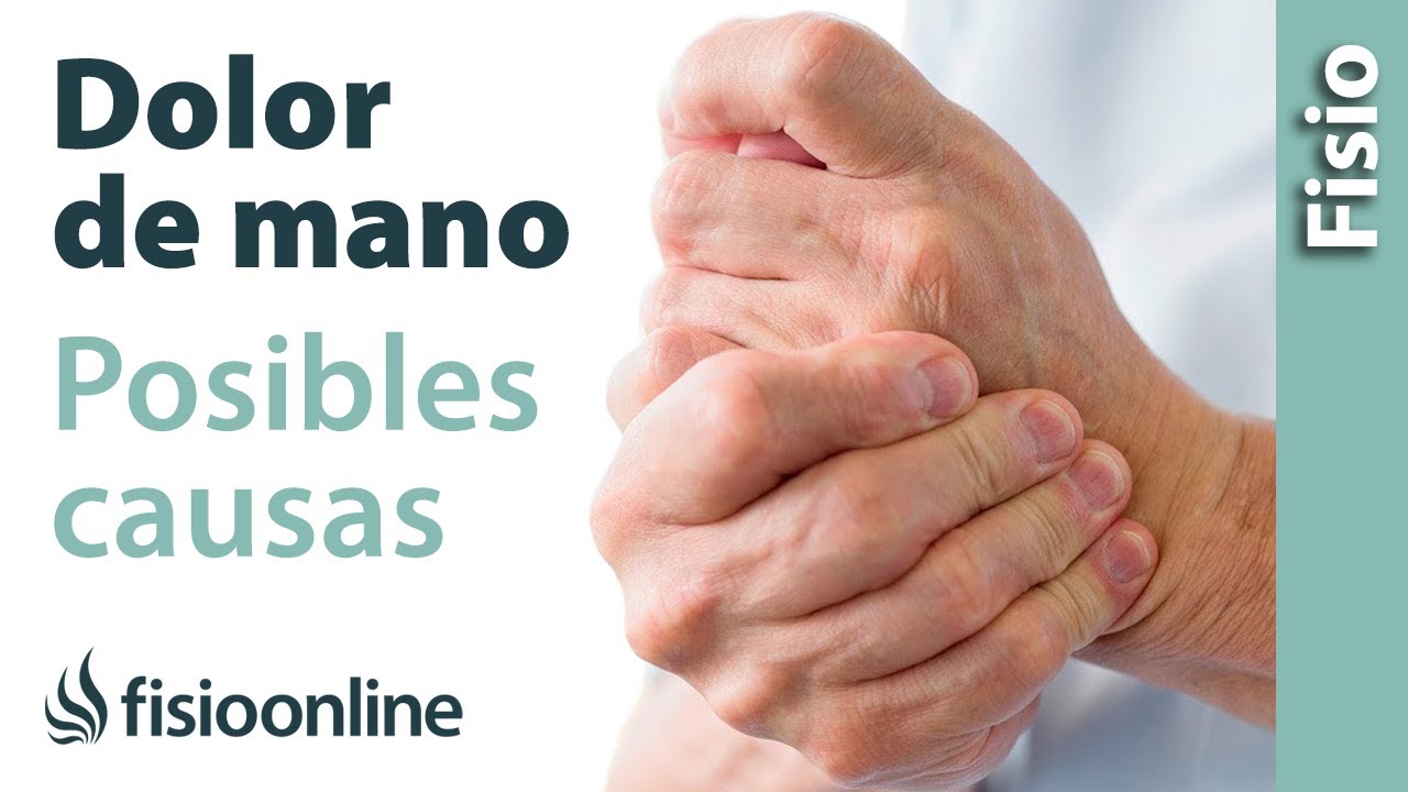 fuerte dolor en la mano derecha