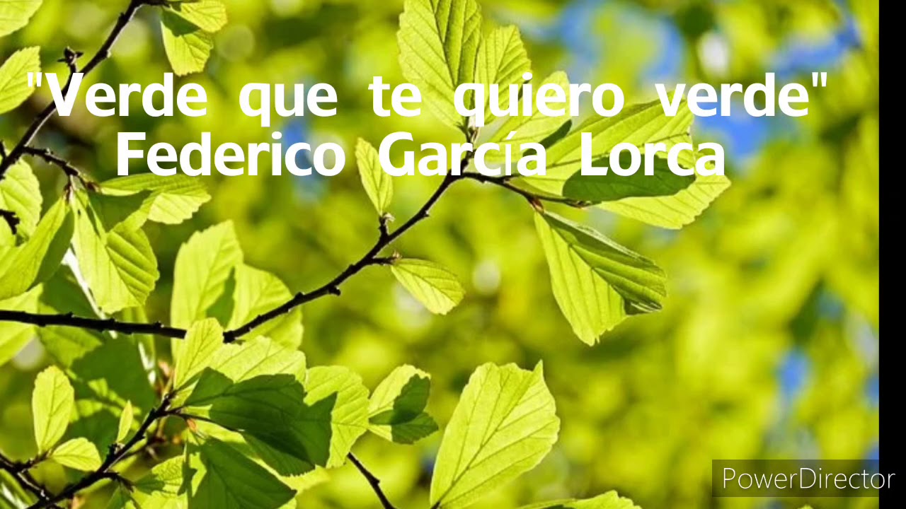 lorca verde que te quiero verde