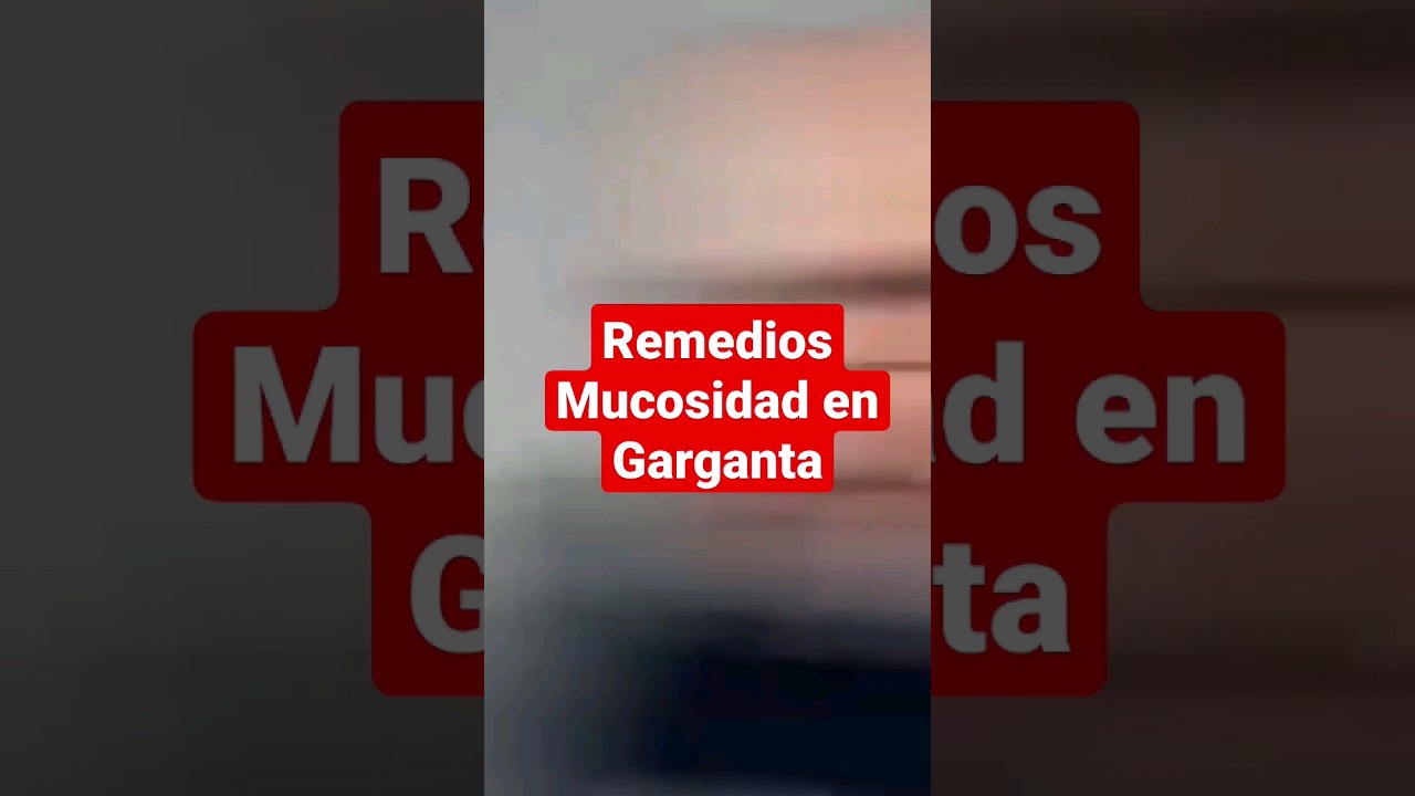 siempre tengo mocos en la garganta