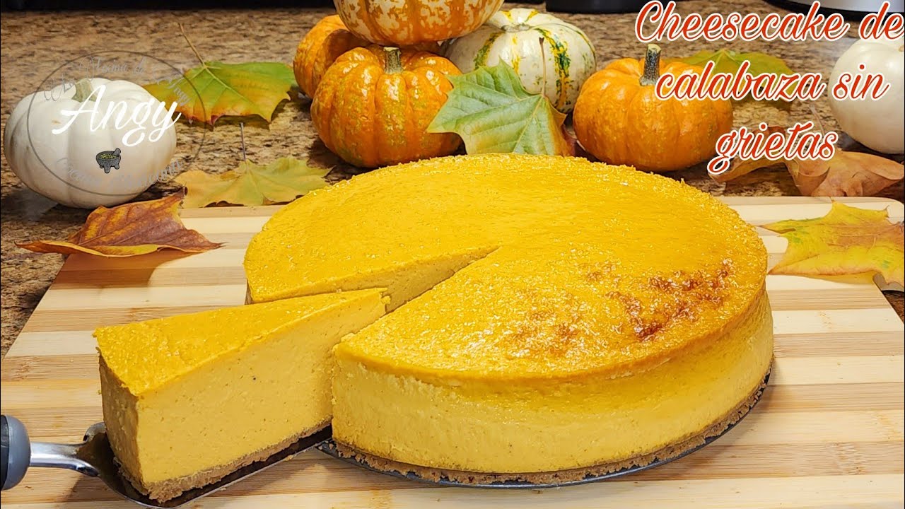 tarta de queso y calabaza sin horno