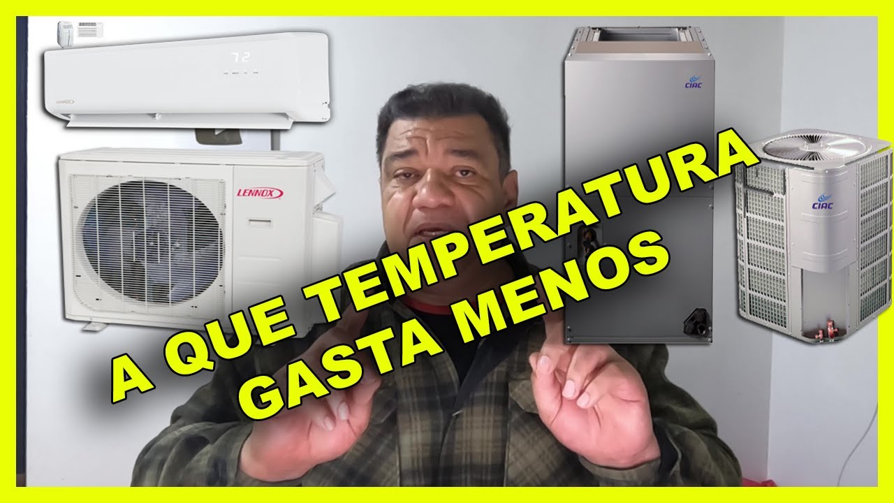 a qué temperatura se pone el aire acondicionado