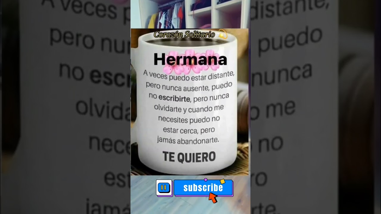 carta de cumpleaños para mi hermana para llorar