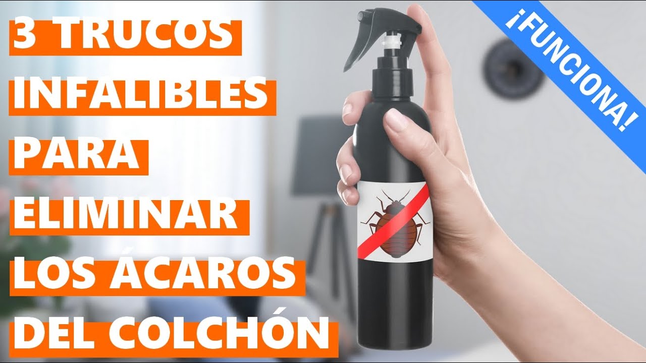 como limpiar un colchon con acaros