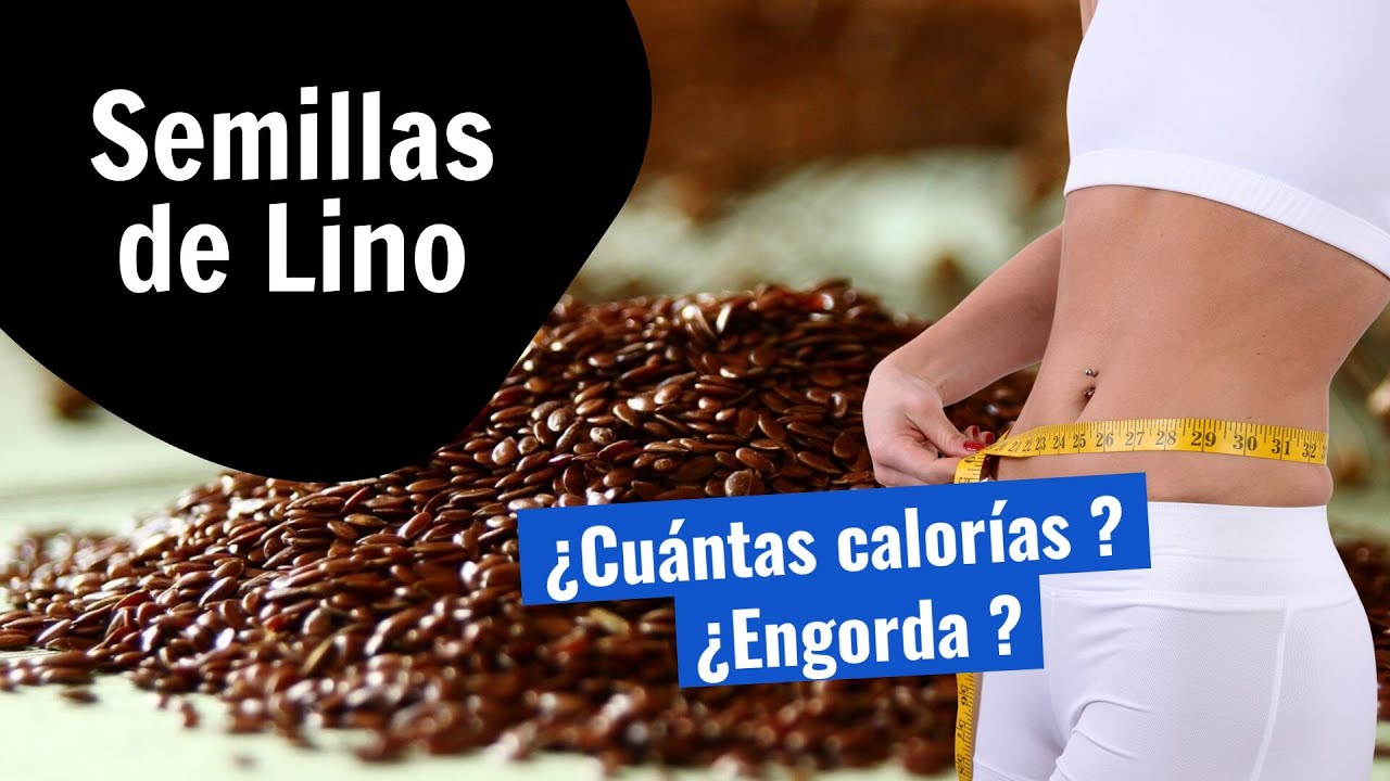 cuantas calorias tienen las semillas de lino