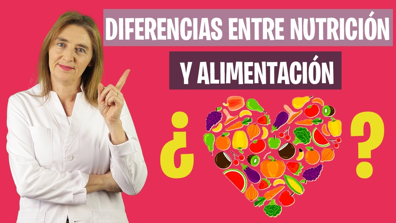 es lo mismo nutrición y alimentación