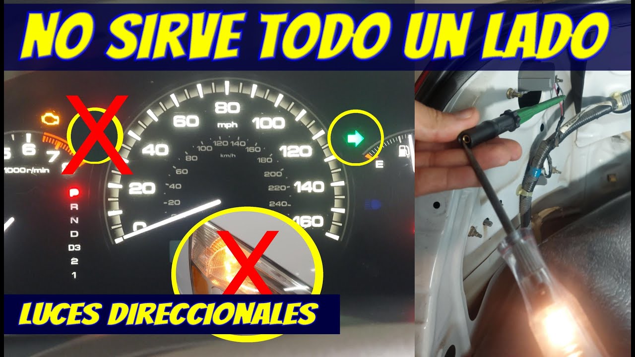 no funcionan los intermitentes de un lado