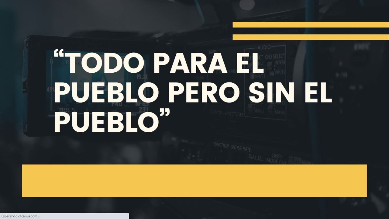 qué significa todo para el pueblo pero sin el pueblo
