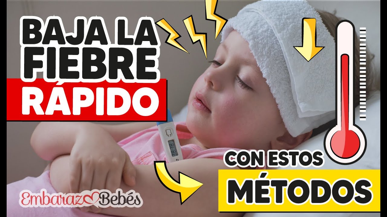 como bajar la fiebre a un niño