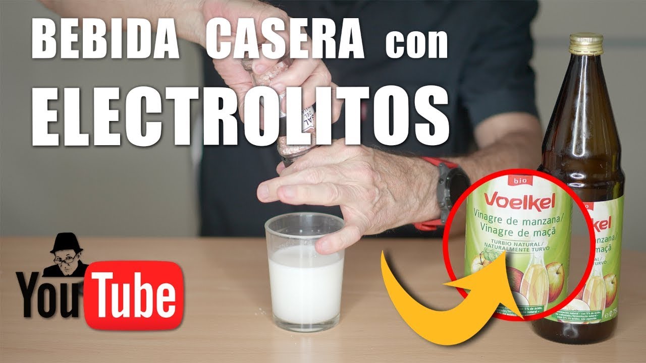 como reponer electrolitos de manera natural