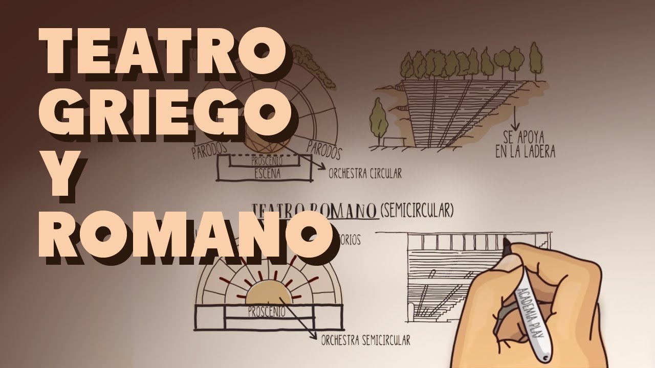 diferencias entre teatro griego y romano
