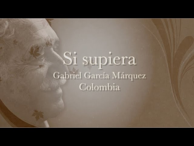 gabriel garcia marquez poema de amor