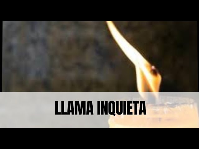 la llama de la vela no se mueve