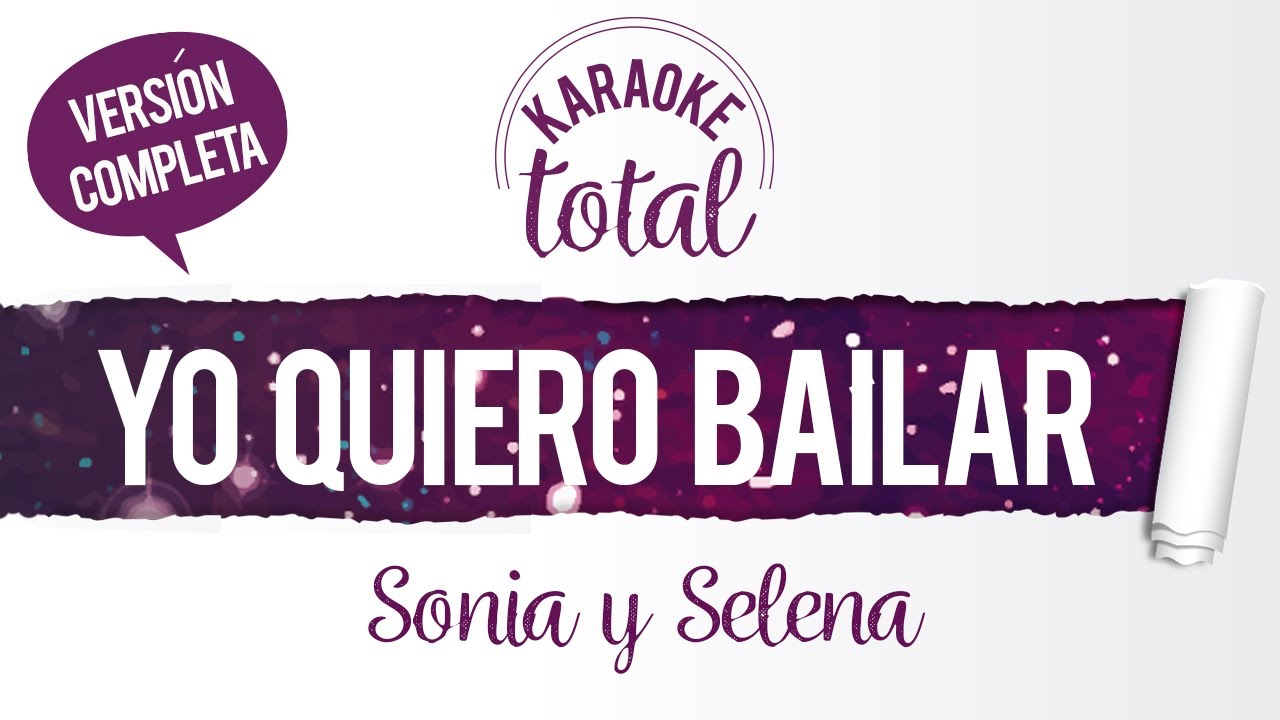 letra yo quiero bailar toda la noche