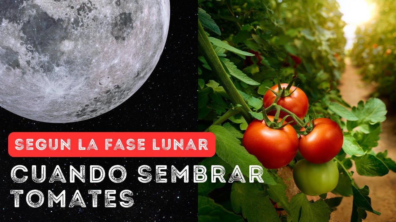 los tomates maduran con la luna