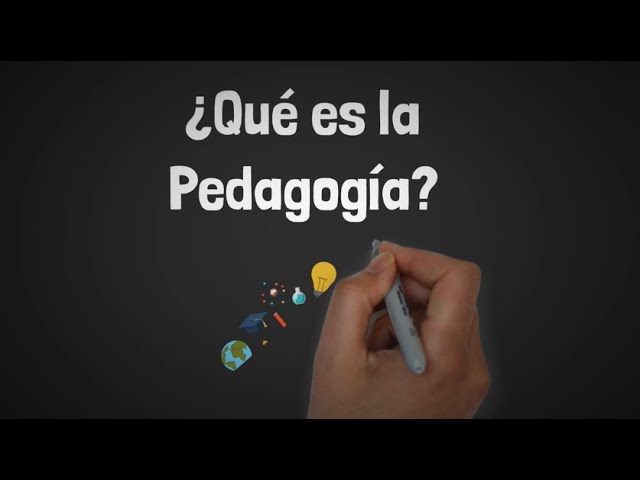 pedagogia que es y para que sirve