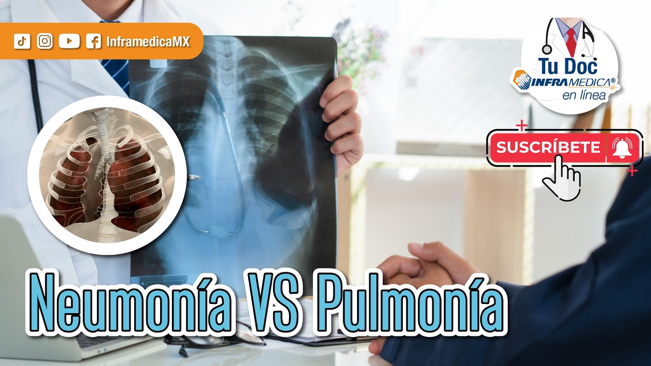 qué diferencia hay entre neumonía y pulmonía