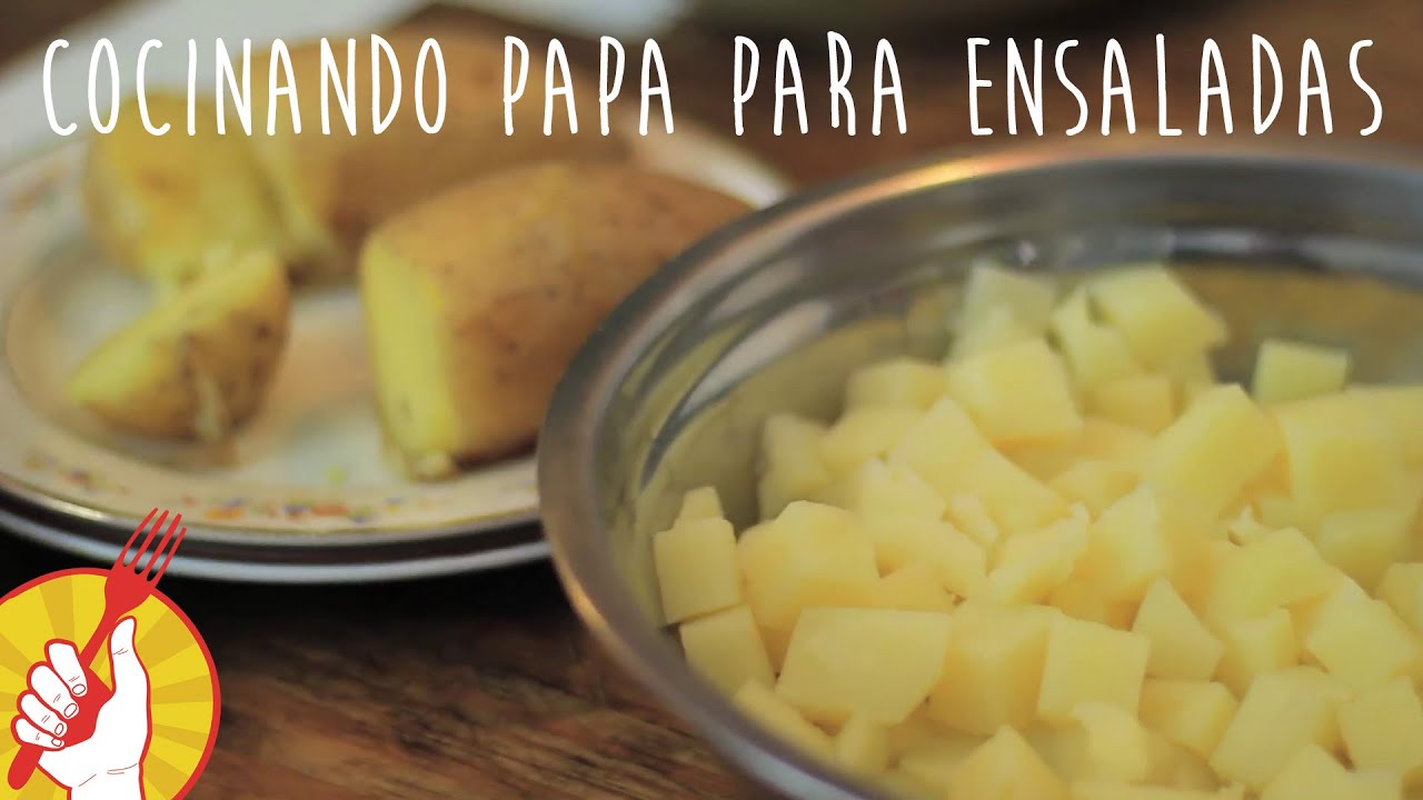 se pueden dejar las patatas cocidas en agua