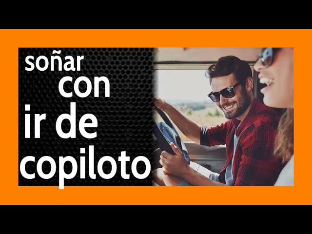 soñar con ir en coche de copiloto