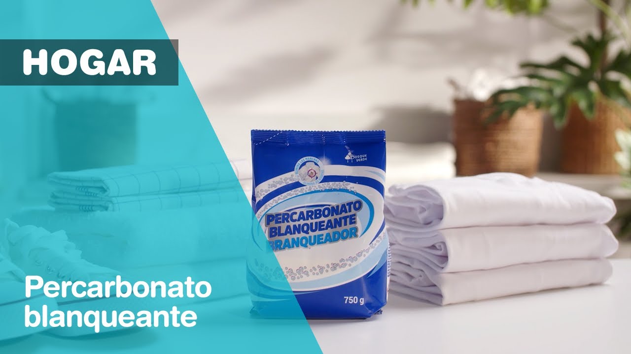 blanquear ropa con percarbonato en lavadora