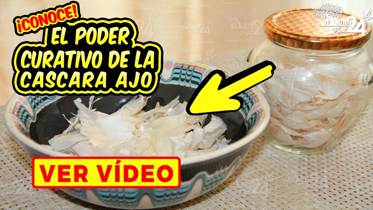 cáscara de ajo para que sirve