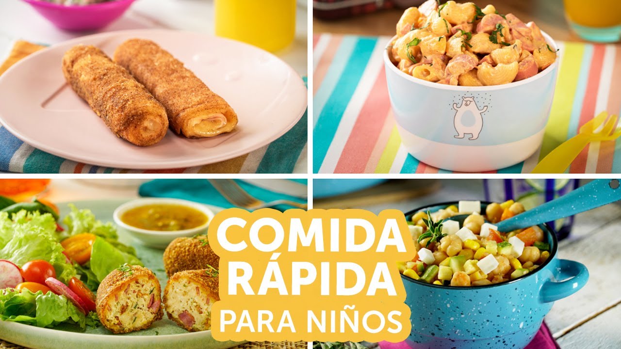 cenas rápidas y fáciles para niños