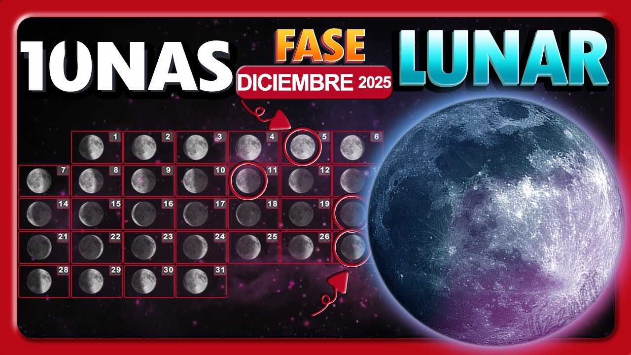 cuándo es luna nueva en diciembre
