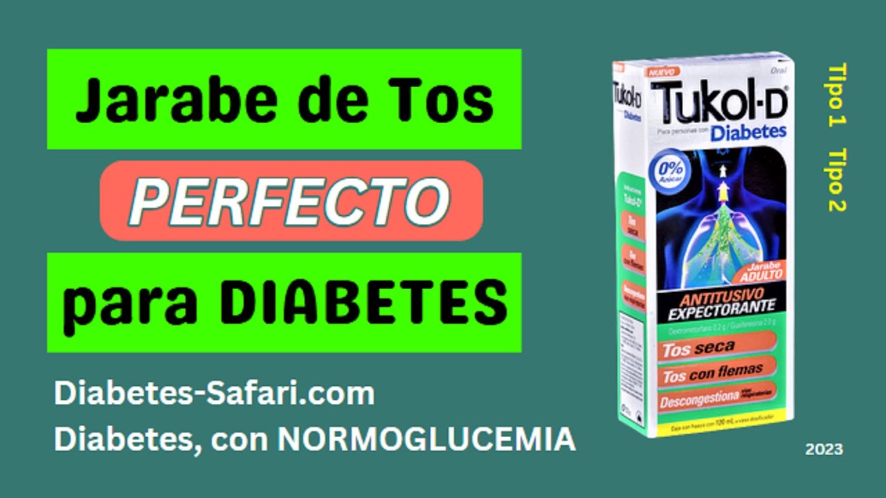 jarabe para la tos apto para diabeticos