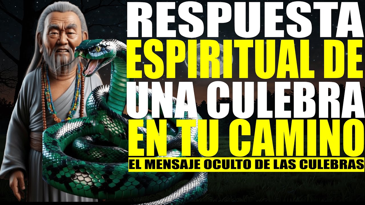 que significa ver una serpiente en el camino