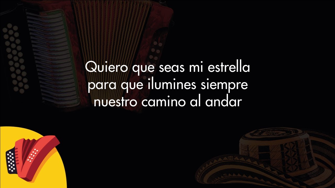quiero que seas mi estrella letra