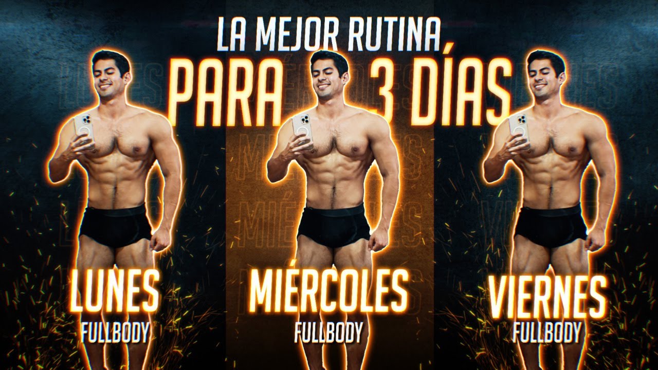 rutina full body 3 dias gym