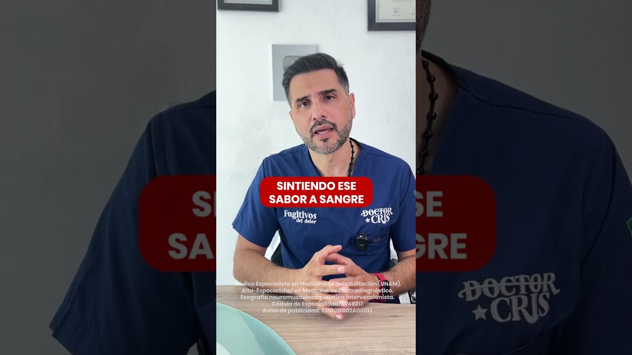 sabor a sangre en la garganta