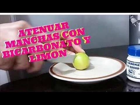 bicarbonato y limon para las manchas