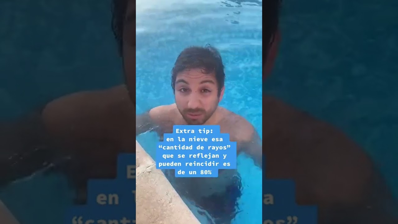 debajo del agua te pones moreno