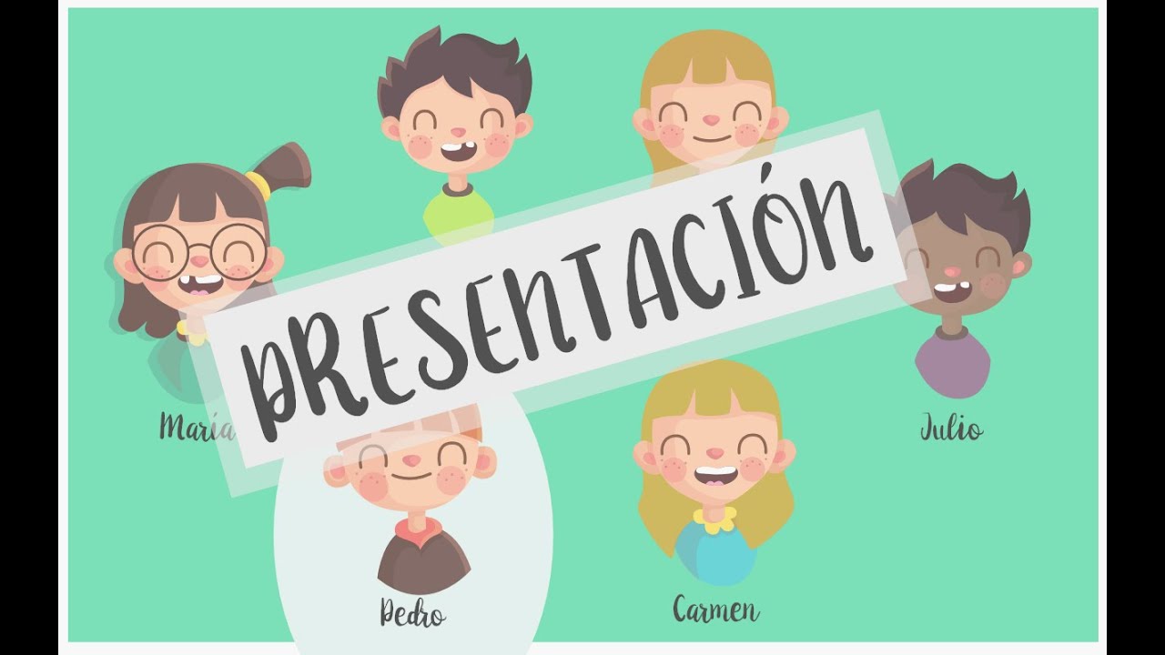 dinámicas de presentación para niños de 3 a 6 años