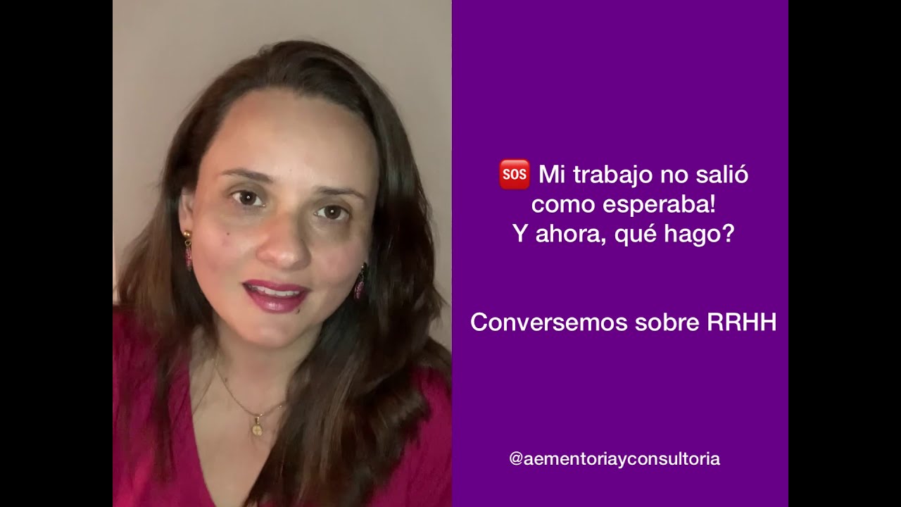 mi nuevo trabajo no es lo que esperaba