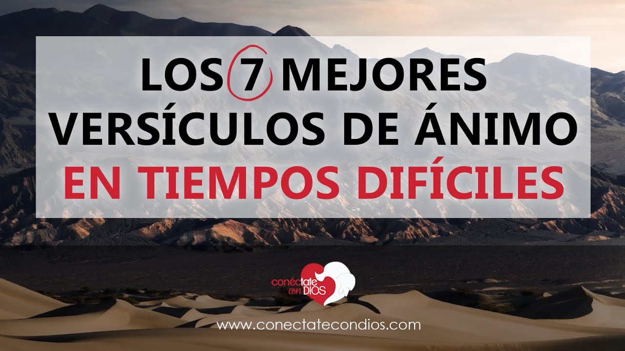 palabras de animo en la biblia