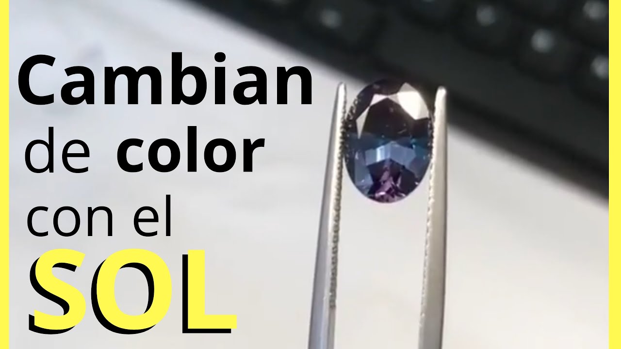 piedras que cambian de color según la energía