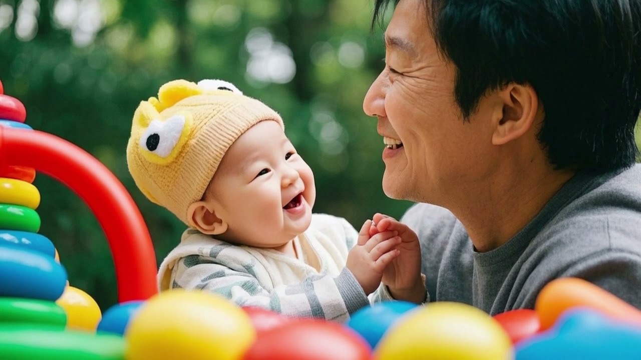 que significa si un bebe te mira y sonrie