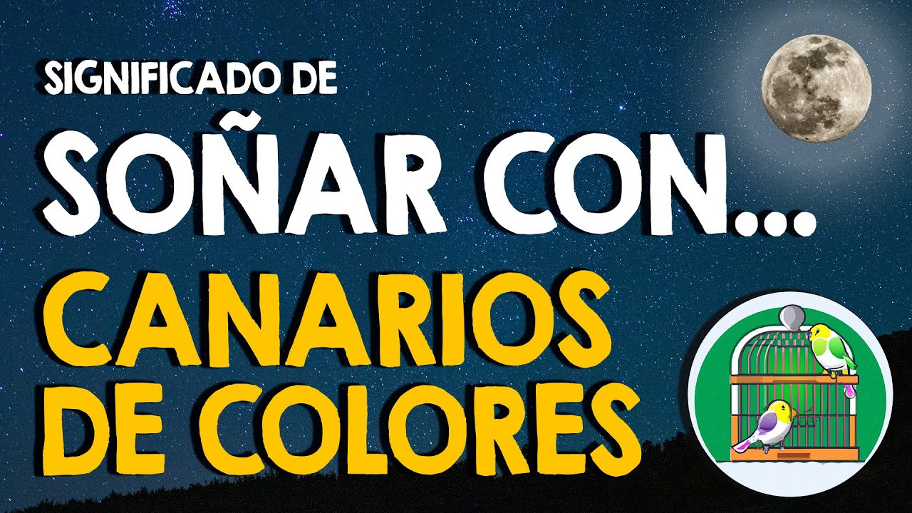 que significa soñar con canarios de colores