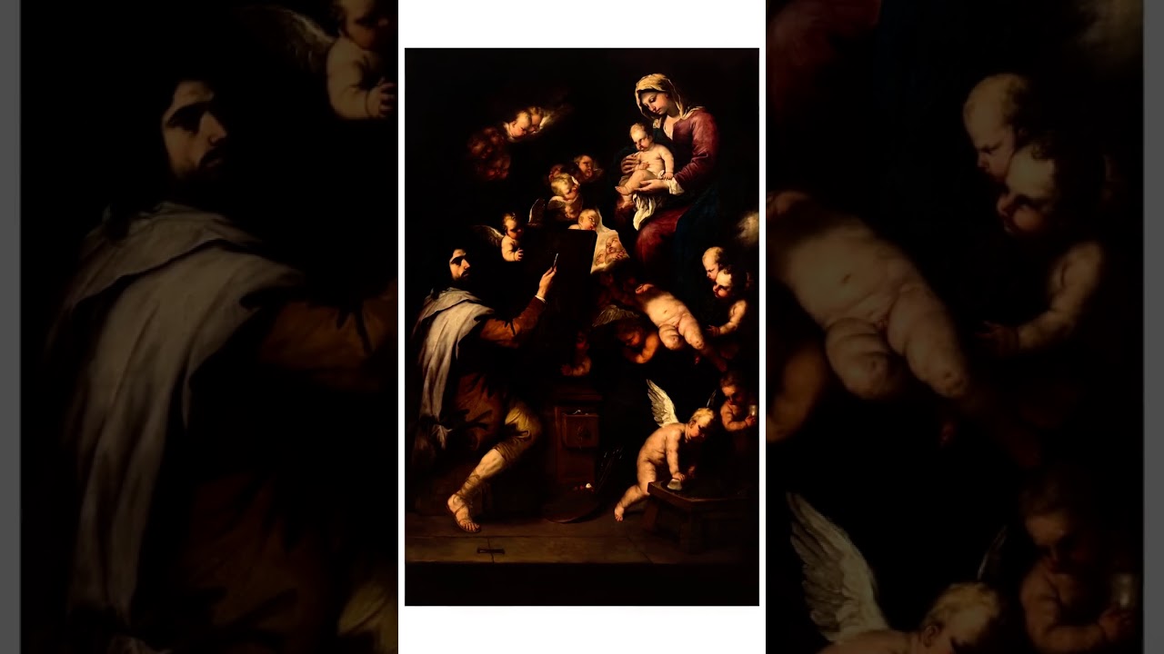 san lucas pintando a la virgen