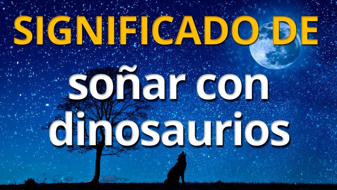 soñar con dinosaurio que me persigue